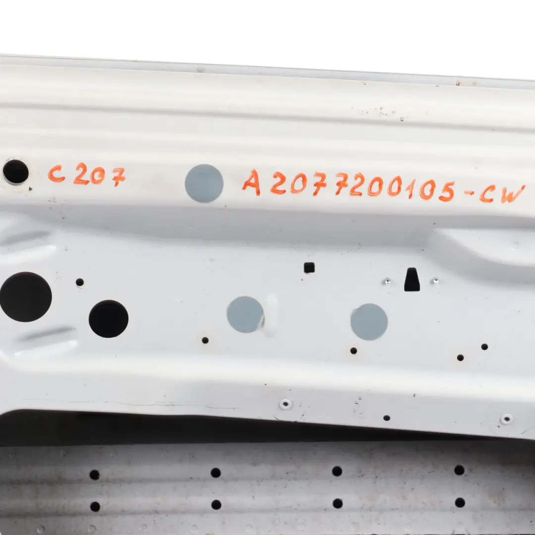 Mercedes W207 Door Front Left N/S A207 C207 Calcite White - 650 - SKU A2077200105-CW - Part number A2077200105