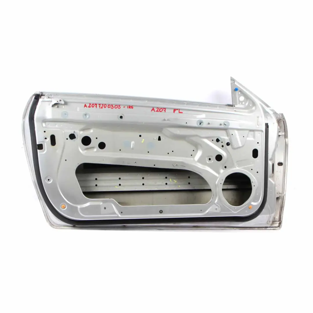 Door Front Left N/S Iridium Silver Metallic - 775 to Mercedes A207 Cabrio with Part number A2077200305 Mercedes A207 Cabrio Door Front Left N/S Iridium Silver Metallic - 775 - SKU A2077200305-IRS - Part number A2077200305