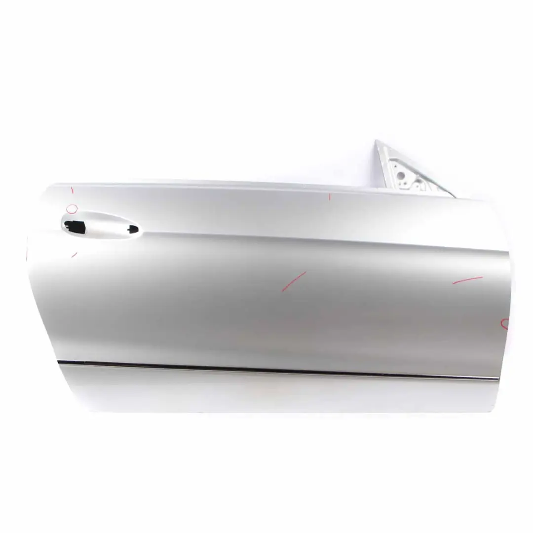 Door Front Right O/S Iridium Silver Metallic - 775 to Mercedes A207 Cabrio with Part number A2077200405 Mercedes A207 Cabrio Door Front Right O/S Iridium Silver Metallic - 775 - SKU A2077200405-IRS - Part number A2077200405