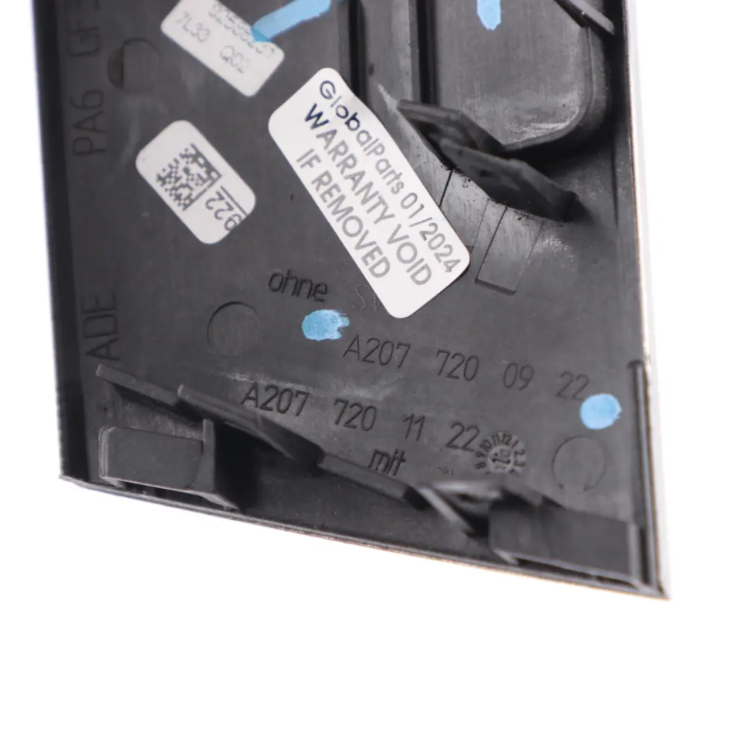 Mercedes A207 Interior Door Card Decor Trim Strip Front Left N/S Aluminium - SKU A2077200922 - Part number A2077200922