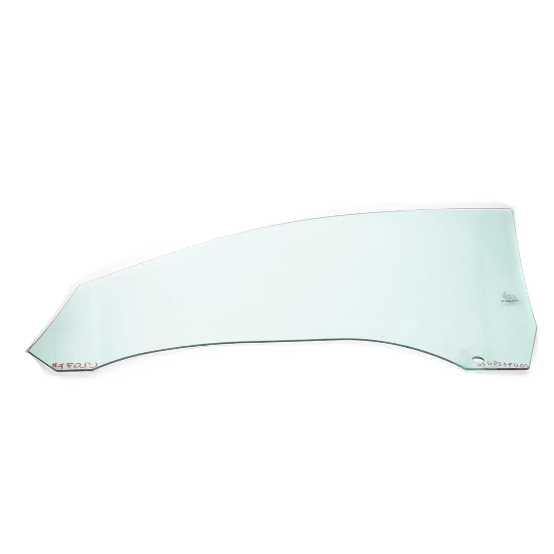 Mercedes C207 Coupe Window Glass Door Side Front Right O/S Green AS2 - SKU A2077250210 - Part number A2077250210
