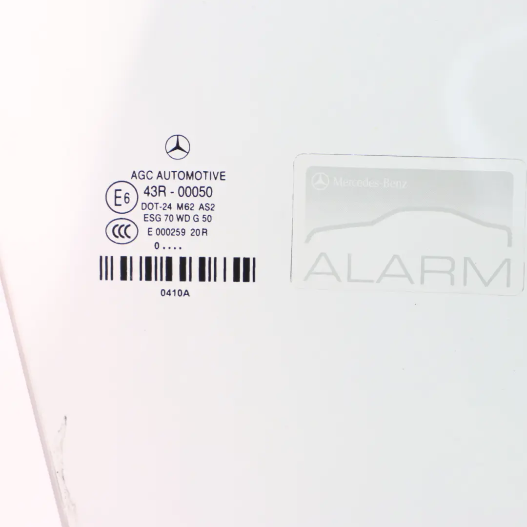 Window Glass Front Door Right O/S AS2 to Mercedes A207 Convertible with Part number A2077250400 Mercedes A207 Convertible Window Glass Front Door Right O/S AS2 - SKU A2077250400 - Part number A2077250400