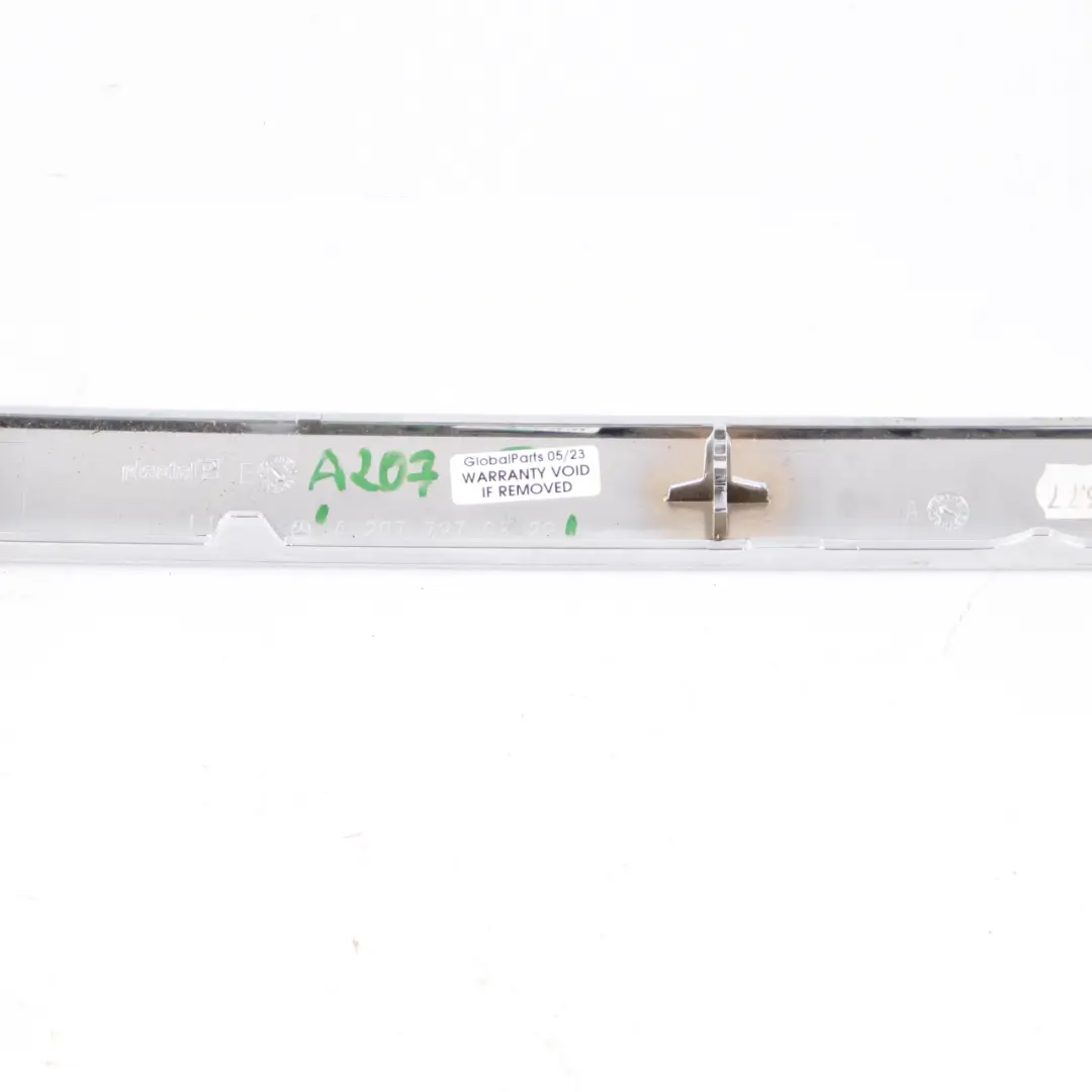 Mercedes W207 Door Card Trim Decor Strip Front Left N/S Chrome - SKU A2077270322 - Part number A2077270322