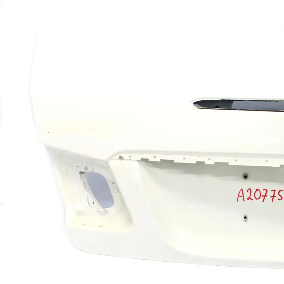 Mercedes C207 Klapa Pokrywa Bagażnika Calcite White Biały - 650 - SKU A2077500175-CW - Numer Części A2077500175