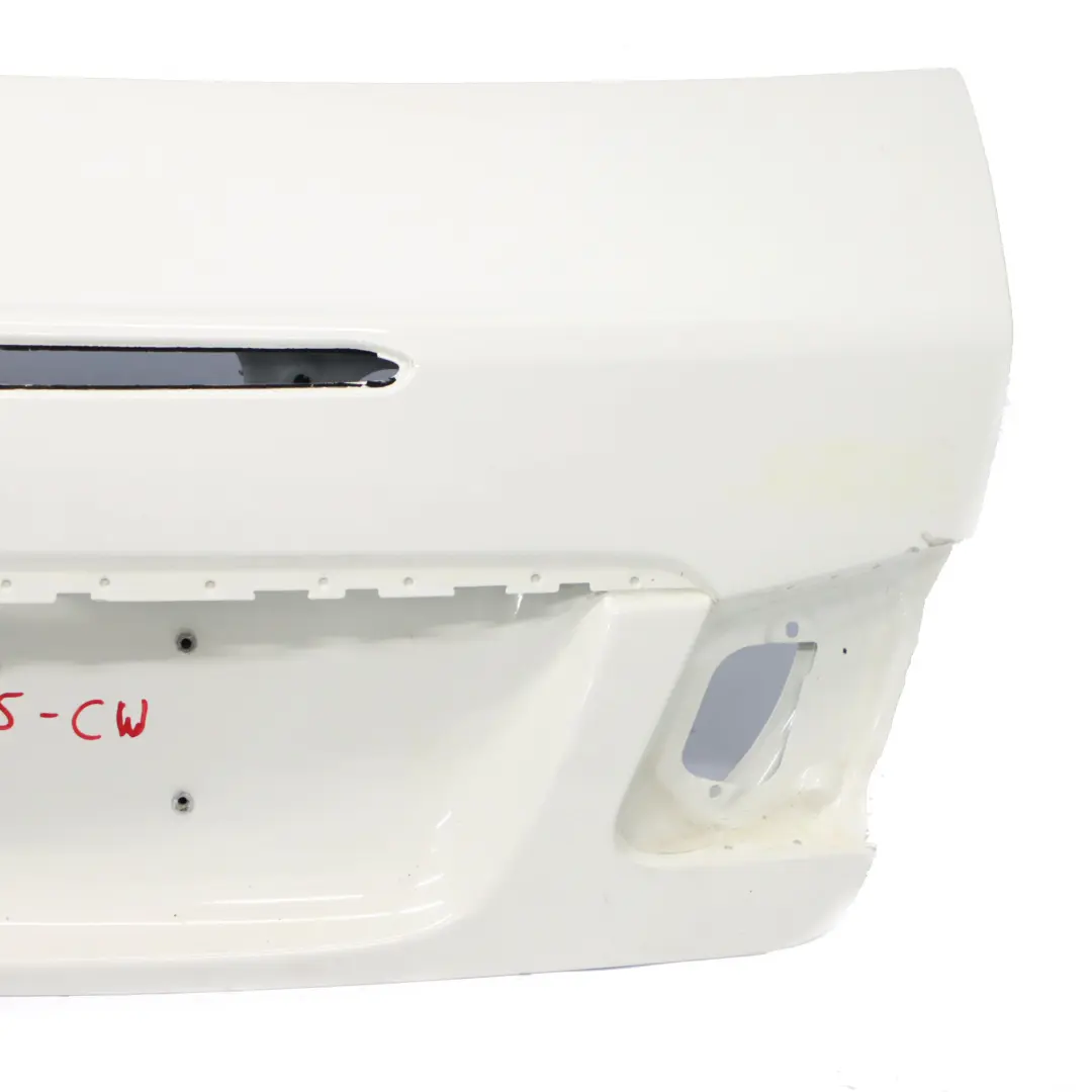 Klapa Pokrywa Bagażnika Calcite White Biały - 650 do Mercedes C207 o numerze A2077500175 Mercedes C207 Klapa Pokrywa Bagażnika Calcite White Biały - 650 - SKU A2077500175-CW - Numer Części A2077500175