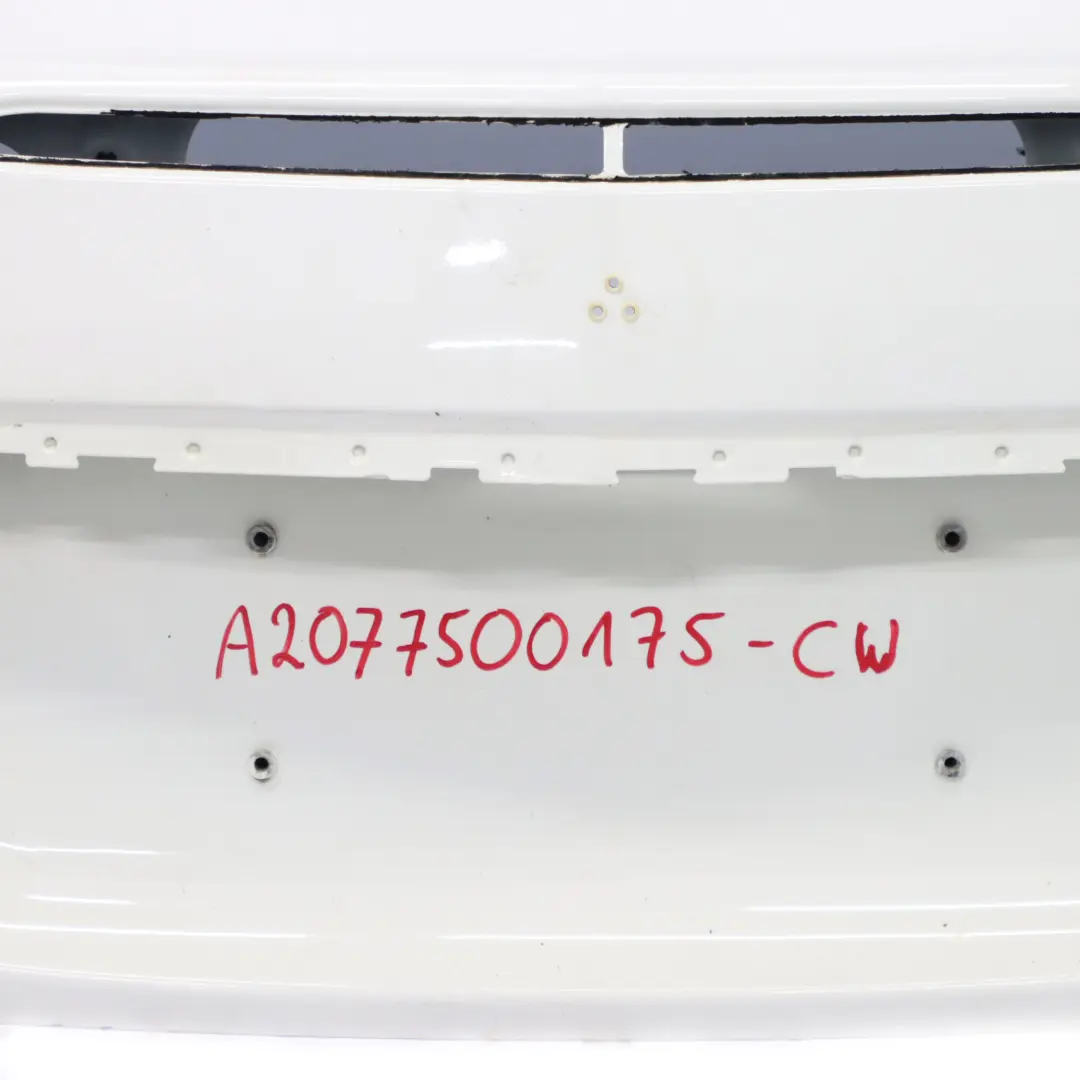 Boot Trunk Lid Tailgate Coupe Calcite White - 650 to Mercedes C207 with Part number A2077500175 Mercedes C207 Boot Trunk Lid Tailgate Coupe Calcite White - 650 - SKU A2077500175-CW - Part number A2077500175