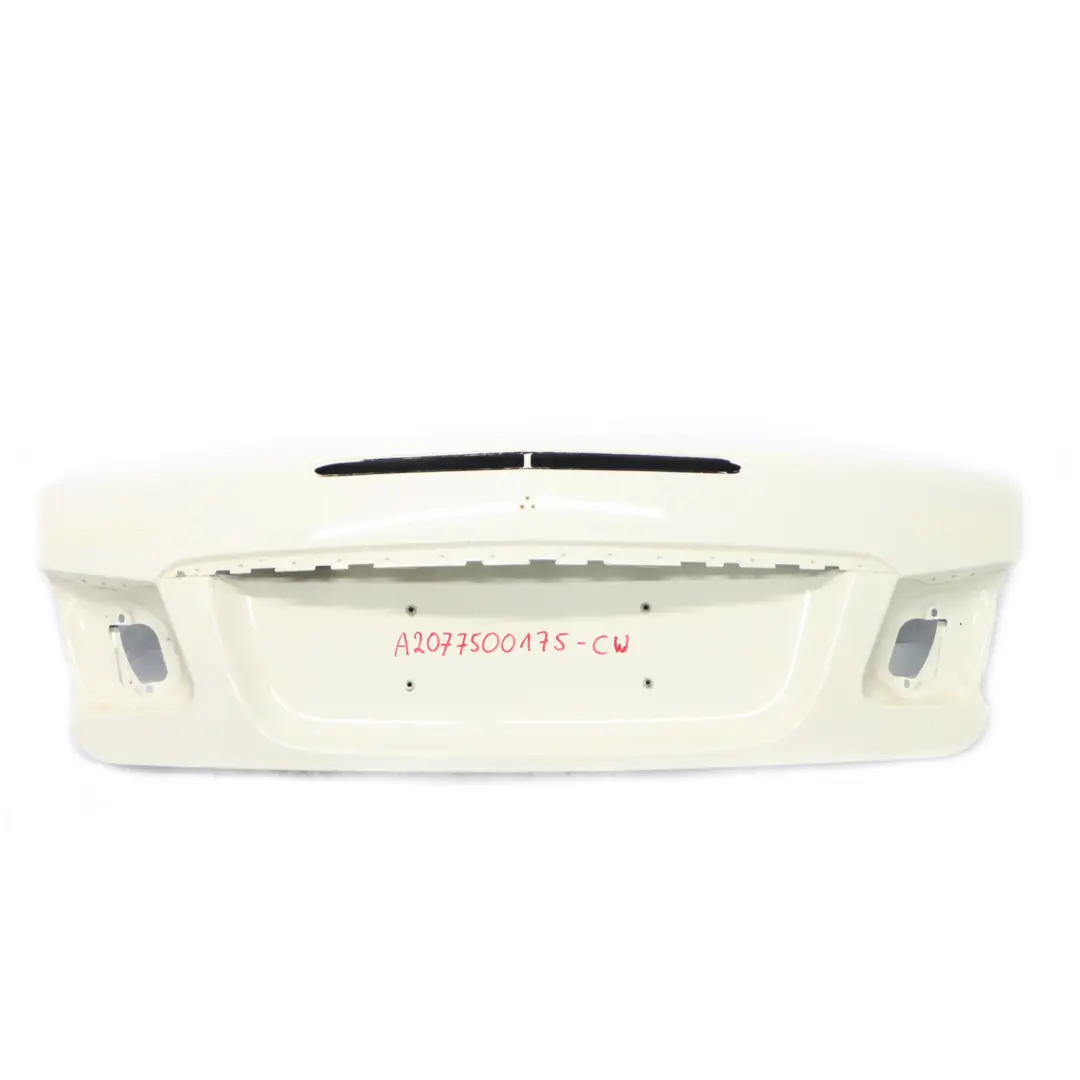 Klapa Pokrywa Bagażnika Calcite White Biały - 650 do Mercedes C207 o numerze A2077500175 Mercedes C207 Klapa Pokrywa Bagażnika Calcite White Biały - 650 - SKU A2077500175-CW - Numer Części A2077500175