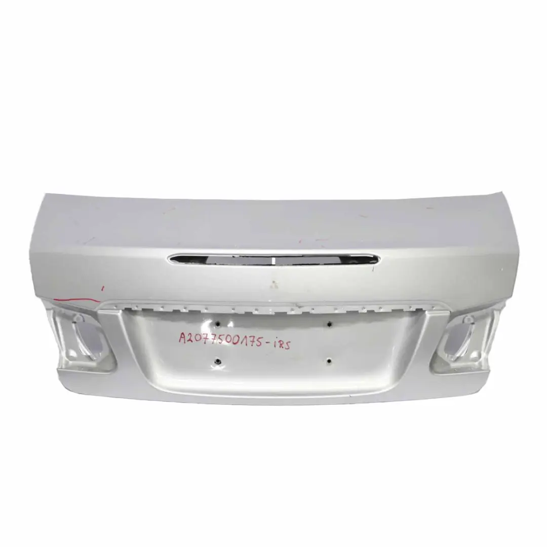 W07 Boot Trunk Lid Tailgate Saloon Iridium Silver Metallic - 775 to Mercedes C207 with Part number A2077500175 Mercedes C207 W07 Boot Trunk Lid Tailgate Saloon Iridium Silver Metallic - 775 - SKU A2077500175-IRS - Part number A2077500175