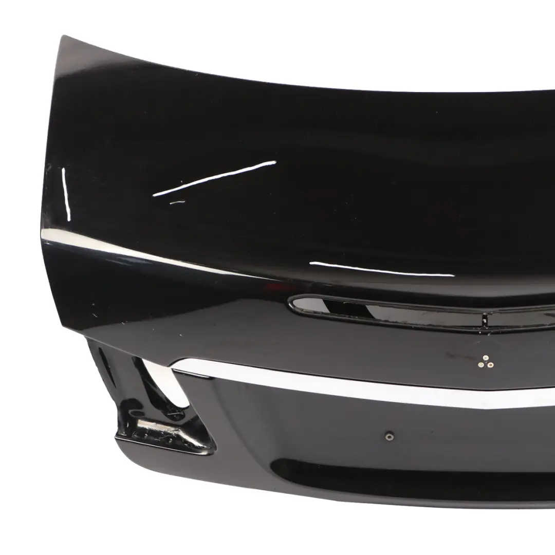 W07 Boot Trunk Lid Tailgate Saloon Obsidian Black Metallic - 197 to Mercedes C207 with Part number A2077500175 Mercedes C207 W07 Boot Trunk Lid Tailgate Saloon Obsidian Black Metallic - 197 - SKU A2077500175-OB - Part number A2077500175