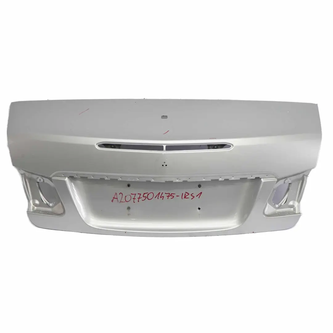  Boot Trunk Lid Mercedes A207 Cabrio Tailgate Lid Iridium Silver Metallic - 775 - SKU A2077501475-IRS1 - Part number A2077501475