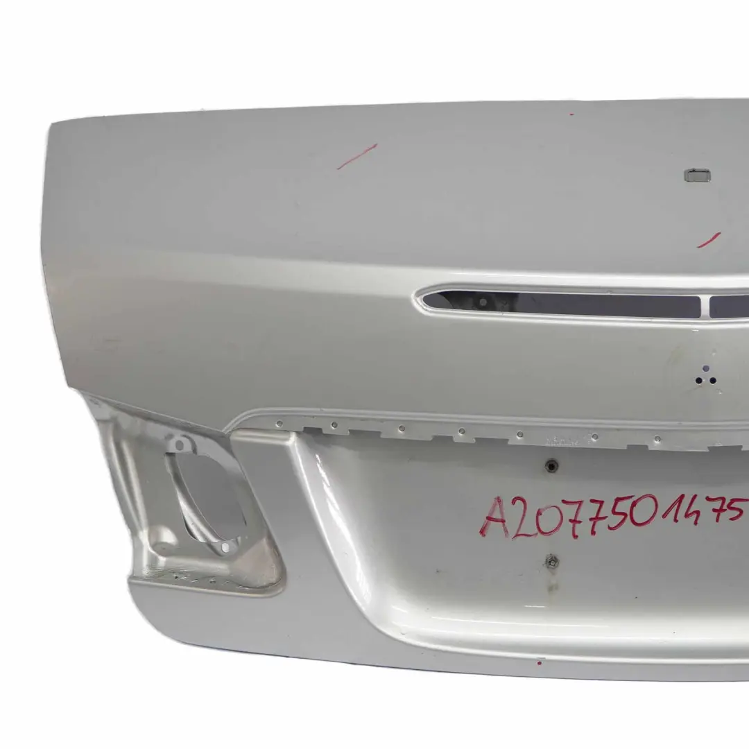  Boot Trunk Lid Mercedes A207 Cabrio Tailgate Lid Iridium Silver Metallic - 775 - SKU A2077501475-IRS1 - Part number A2077501475