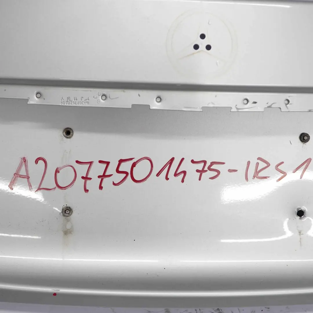  Boot Trunk Lid Mercedes A207 Cabrio Tailgate Lid Iridium Silver Metallic - 775 - SKU A2077501475-IRS1 - Part number A2077501475
