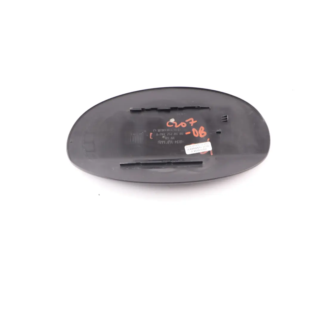 Fuel Filler Flap Mercedes W207 C207 Cover Cap Obsidian Black - 197 - SKU A2077570106-OB - Part number A2077570106