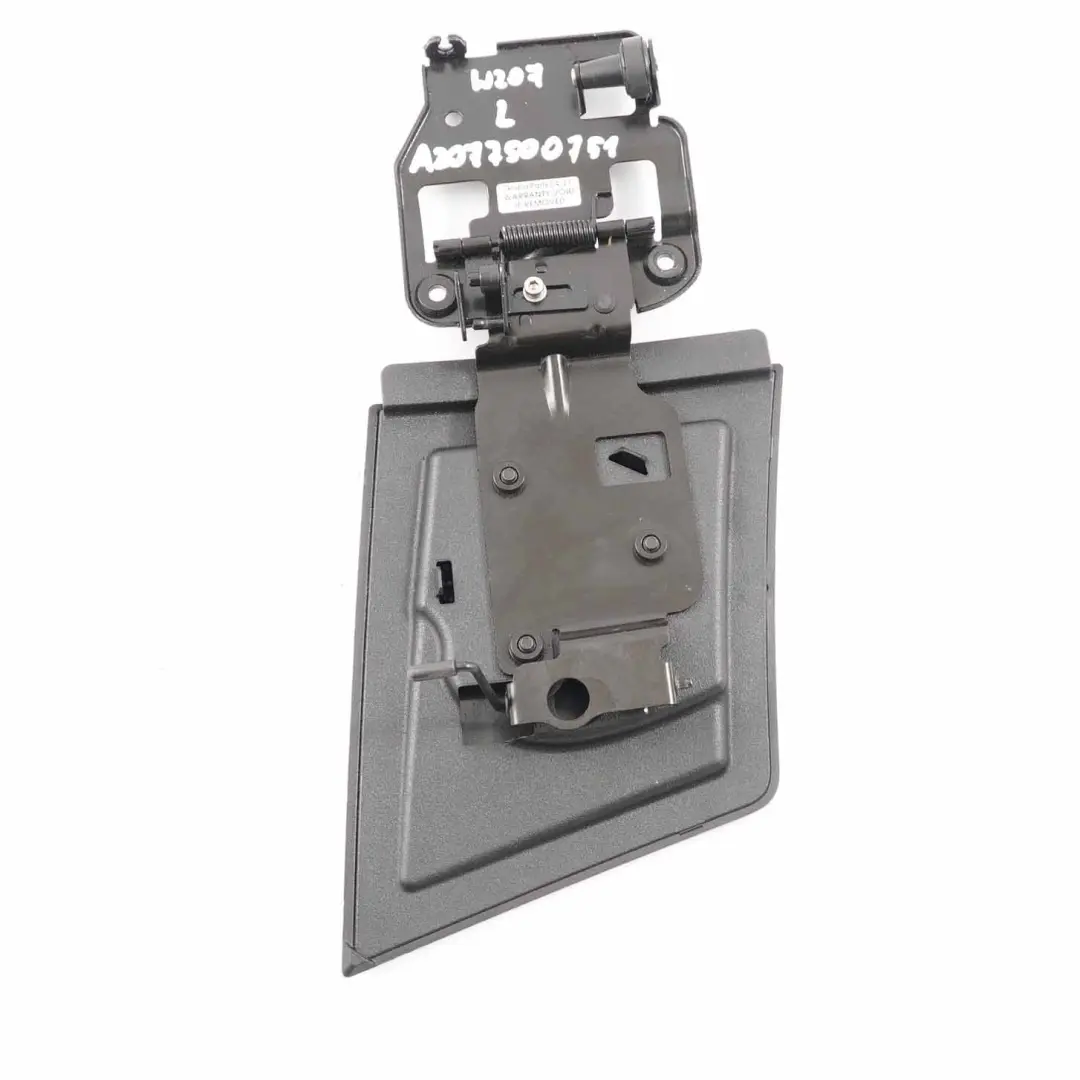 Mercedes A207 W207 Cabrio Rear Left N/S Folding Top Hinge Flap Cover - SKU A2097500751 - Part number A2097500751
