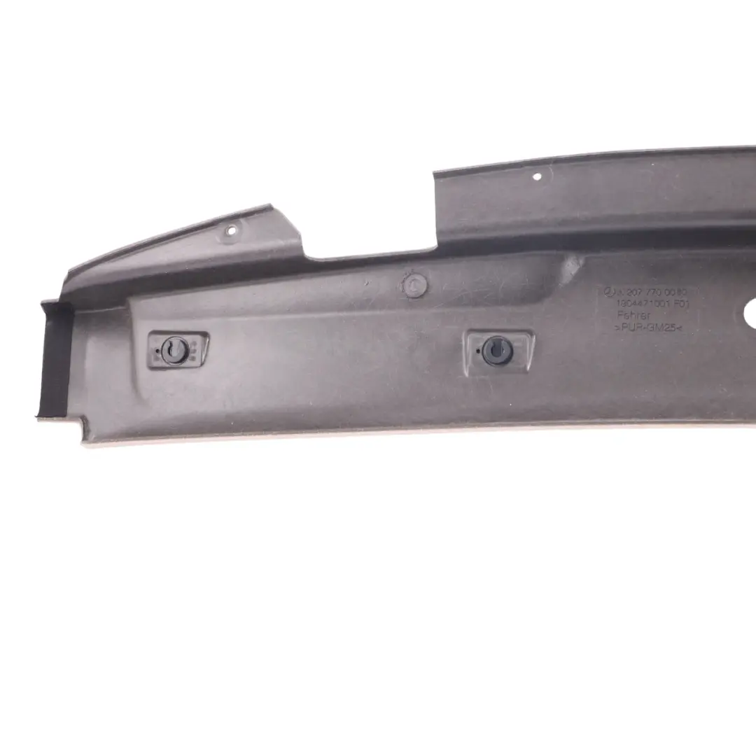 Mercedes A207 Folding Top Roof Front Covering Panel Cover - SKU A2077700080-1 - Part number A2077700080