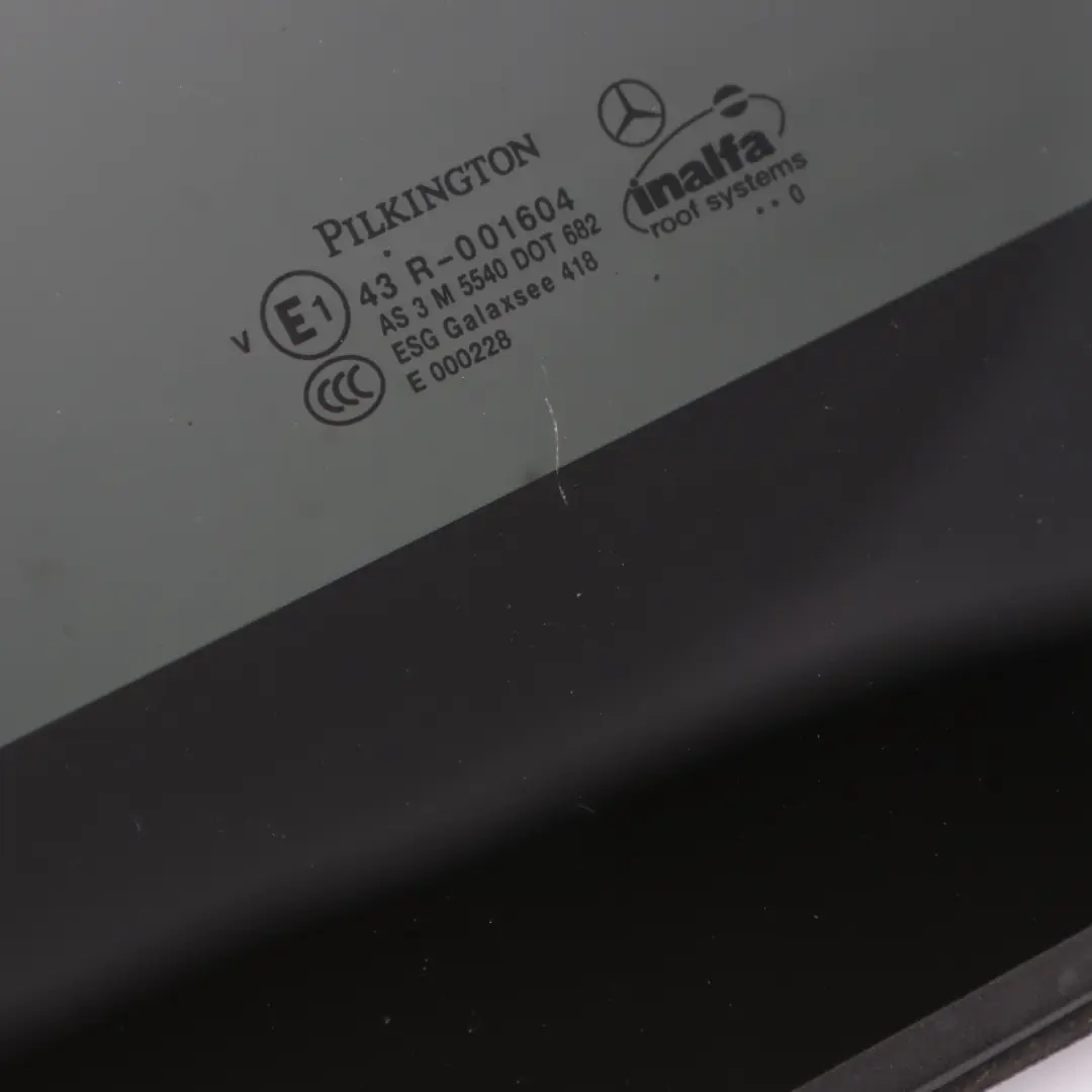 Mercedes W204 W246 Coupe Panoramic Sunroof Front Glass Panel AS3 - SKU A2467800600-1 - Part number A2467800600