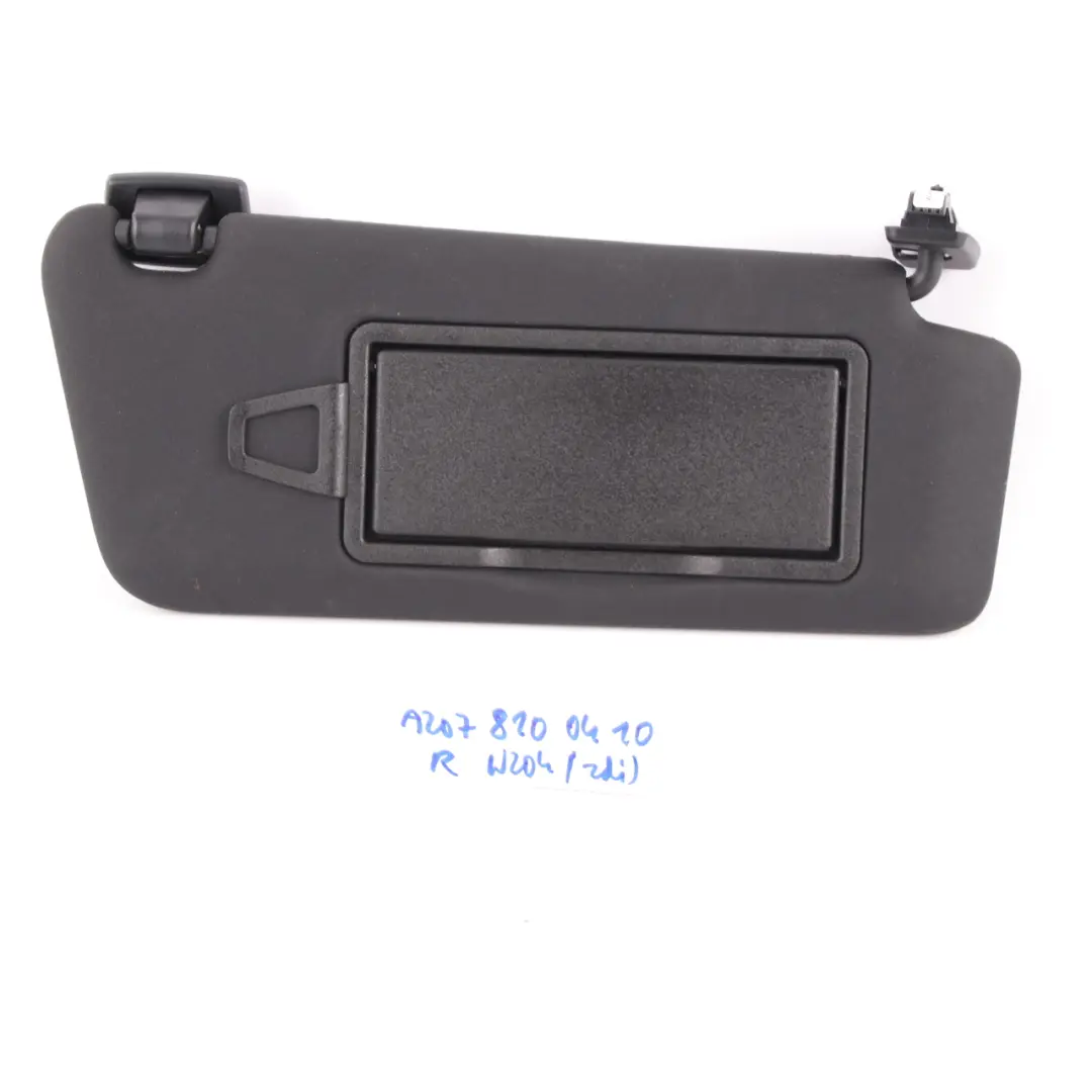  Parasol Mercedes W204 Espejo Derecho Panel Embellecedor Negro - SKU A2078100410 - Número de pieza A2078100410
