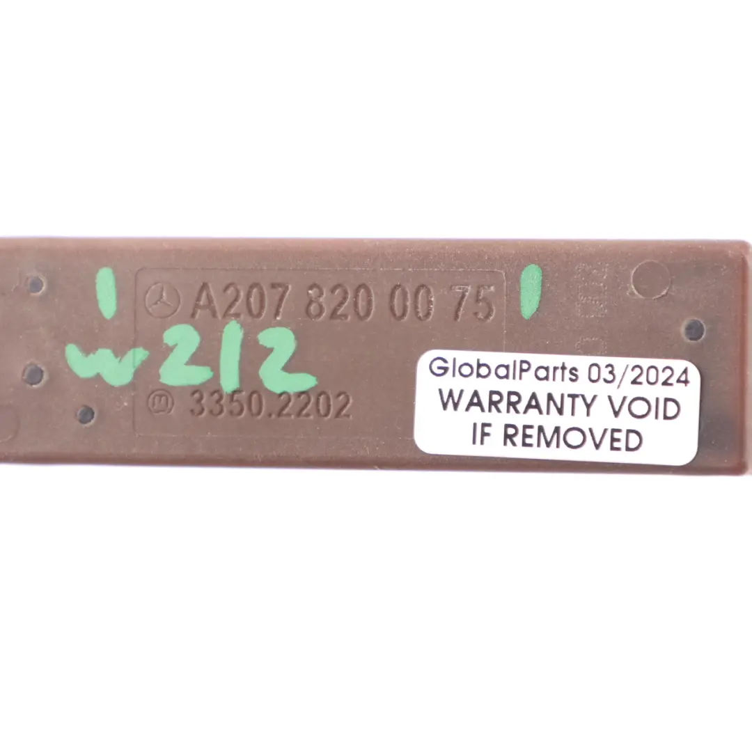  Antenna Mercedes W212 Keyless Go Comfort Access Antenna Modulo Unità - SKU A2078200075 - Numero di parte A2078200075