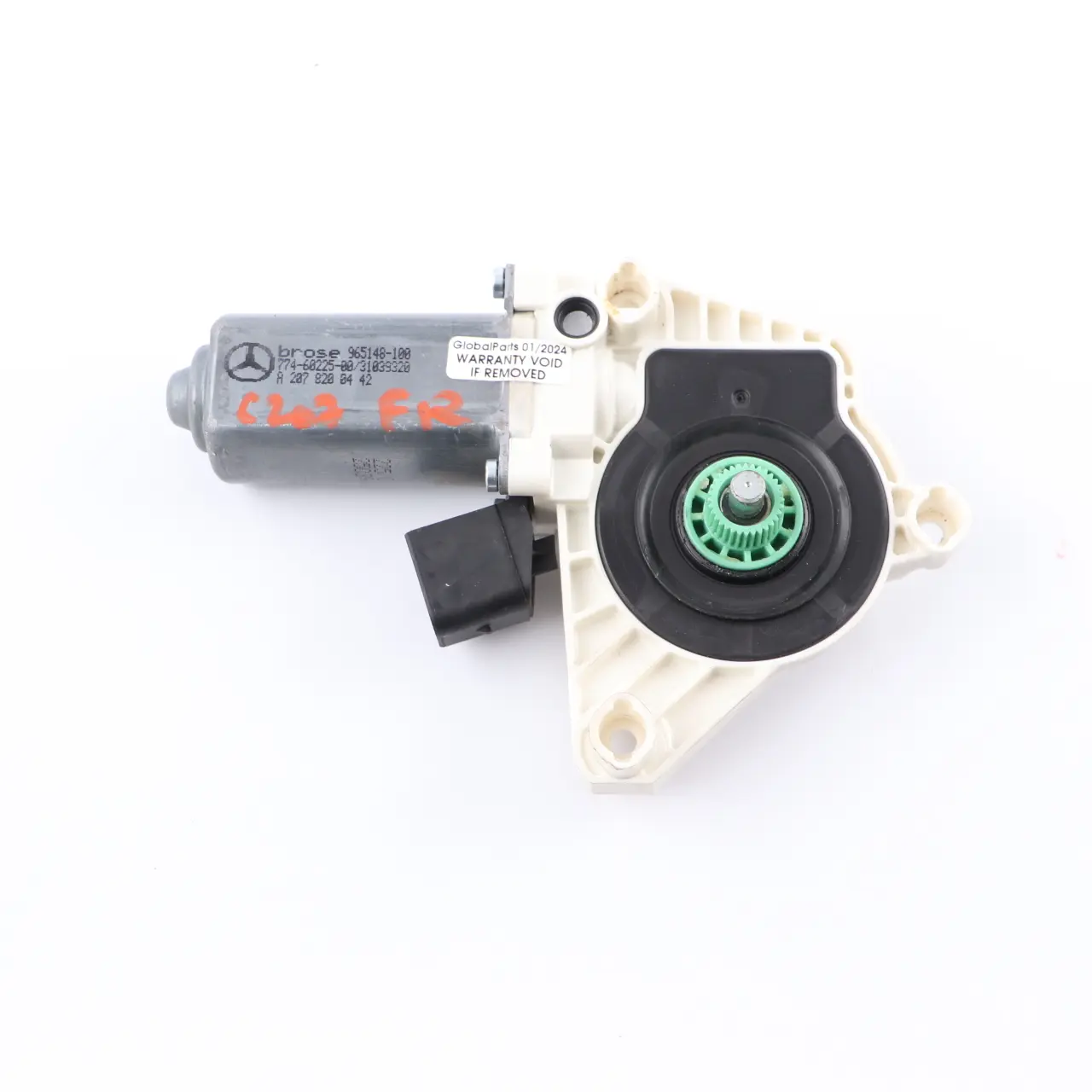 Mercedes W207 C207 Moteur de lève-vitre avant droite Drive Unit A2078200442