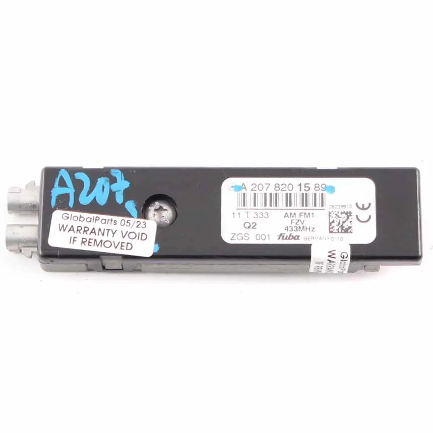 Mercedes W207 A207 Cabrio Antenne Amplificateur Aerial Module Droit - SKU A2078201589 - Numéro de pièce A2078201589