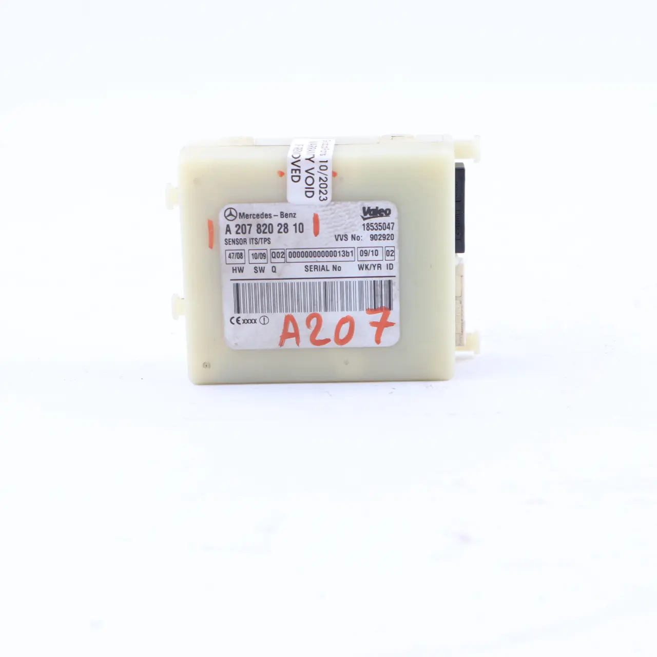 Mercedes W207 Convertible Anti Theft Roof ITS TPS Sensor Module Unit A2078202810