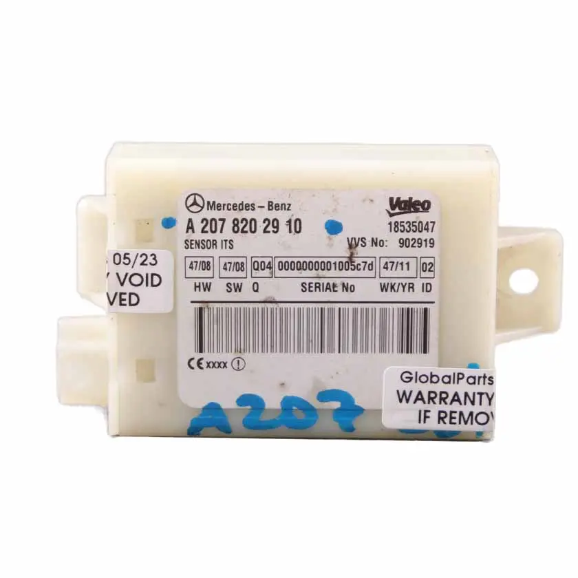 Seat Control Module Mercedes A207 W207 Cabrio Rear Control Unit ECU - SKU A2078202910 - Part number A2078202910