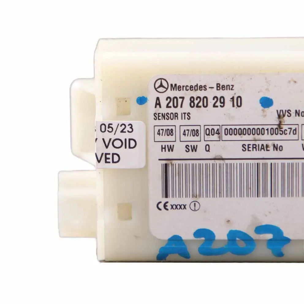 Control Module Mercedes A207 W207 Cabrio Rear Control Unit ECU to Seat with Part number A2078202910 Seat Control Module Mercedes A207 W207 Cabrio Rear Control Unit ECU - SKU A2078202910 - Part number A2078202910