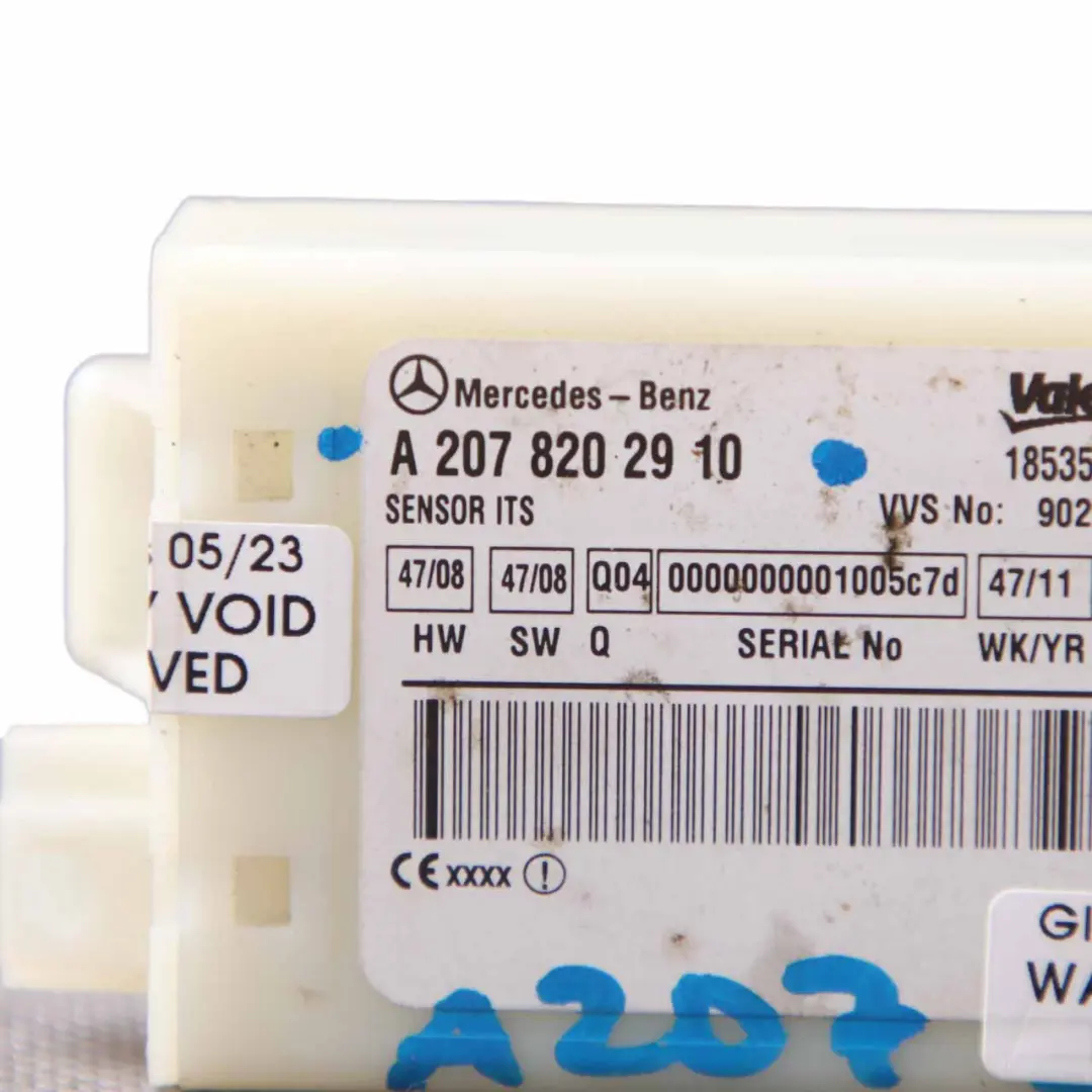W207 Moduł Fotela do Mercedes A207 o numerze A2078202910 Mercedes A207 W207 Moduł Fotela - SKU A2078202910 - Numer Części A2078202910