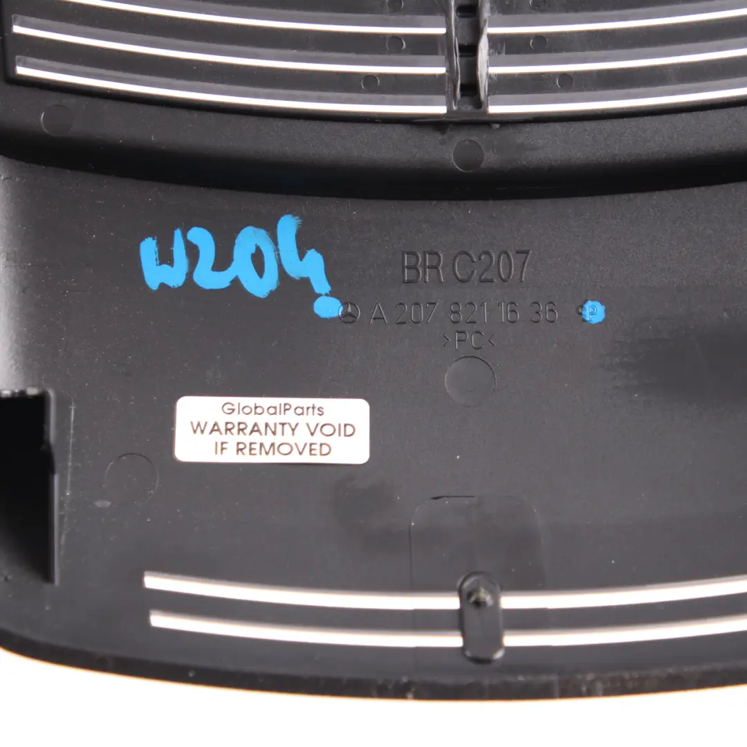 Mercedes C204 C207 Rain Sensor Interior Cubierta Panel Trim Negro - SKU A2078211636 - Número de pieza A2078211636