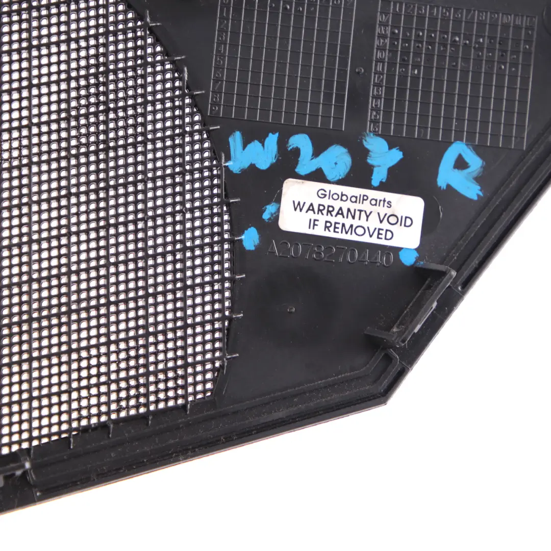 Mercedes W207 Speaker Cover Rear Right O/S Quarter Loudspeaker Trim - SKU A2078270440 - Part number A2078270440