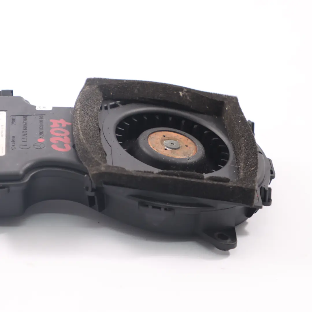 Blower Motor Fan Headrest Unit to Mercedes A207 Convertible Seat with Part number A2078300008 Mercedes A207 Convertible Seat Blower Motor Fan Headrest Unit - SKU A2078300008 - Part number A2078300008