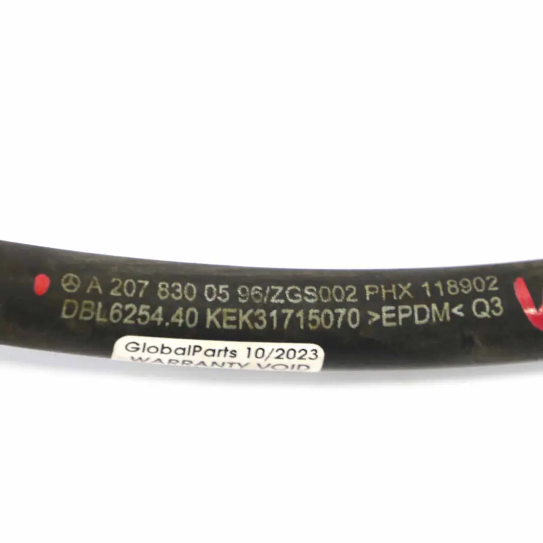 Mercedes W207 Headlamp Headlight Washer Pipe Hose Line Nozzle - SKU A2078300596 - Part number A2078300596