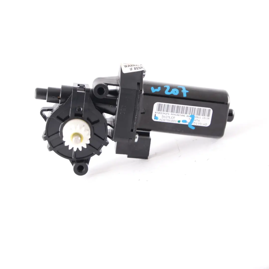 W207 C207 A207 Sicherheitsgurtvorschub Motor Links für Mercedes mit Teilenummer A2078600182 Mercedes W207 C207 A207 Sicherheitsgurtvorschub Motor Links - SKU A2078600182-2 - Teilenummer A2078600182