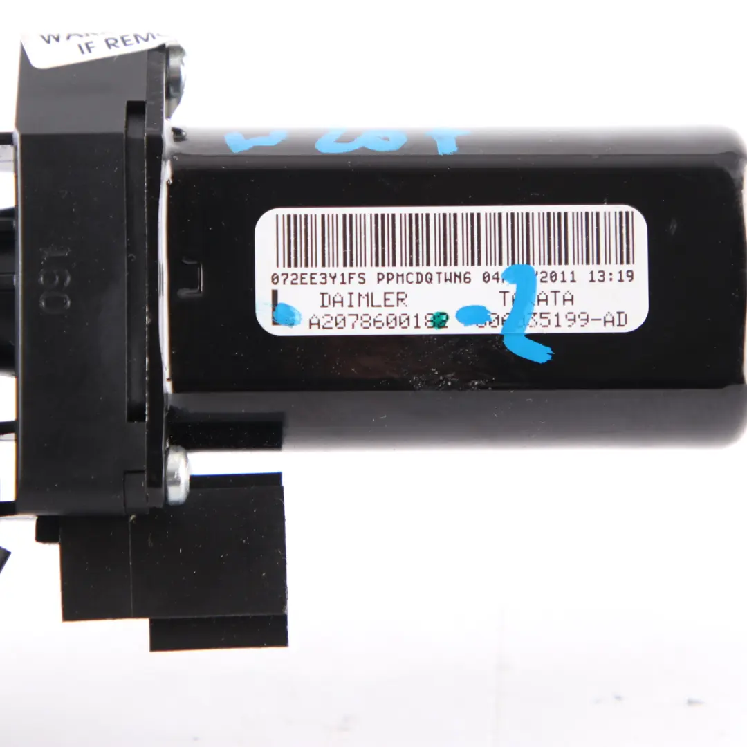 W207 C207 A207 Seat Belt Feeder Adjuster Motor Left N/S to Mercedes with Part number A2078600182 Mercedes W207 C207 A207 Seat Belt Feeder Adjuster Motor Left N/S - SKU A2078600182-2 - Part number A2078600182