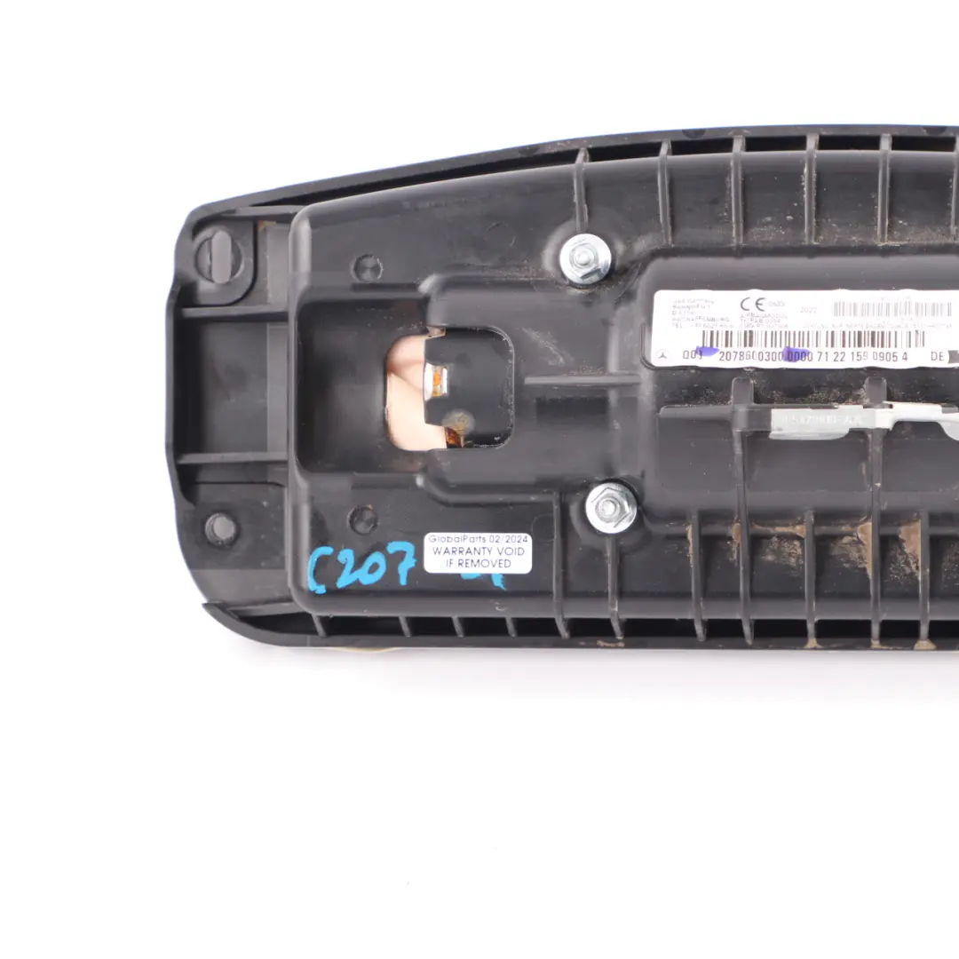 Modulo Mercedes C204 C207 cruscotto lato passeggero cruscotto SRS per con numero di parte A2078600300 Modulo Mercedes C204 C207 cruscotto lato passeggero cruscotto SRS - SKU A2078600300 - Numero di parte A2078600300