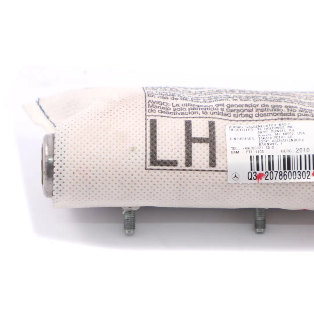 Poduszka Airbag Fotela Lewy Przód do Mercedes C204 C207 o numerze A2078600302 Mercedes C204 C207 Poduszka Airbag Fotela Lewy Przód - SKU A2078600302 - Numer Części A2078600302