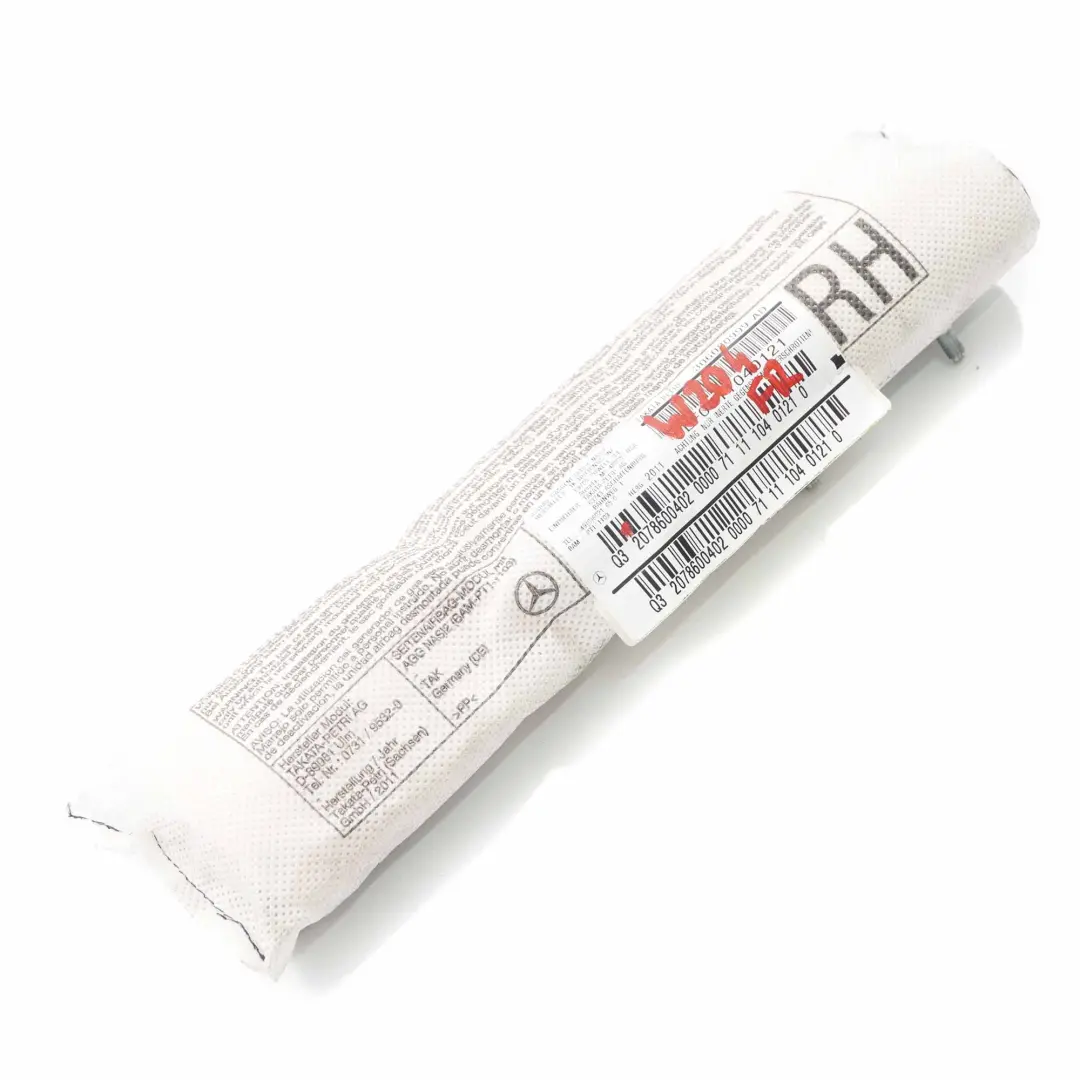 Seat Air Module Mercedes W204 W207 Coupe Front Right O/S Side - SKU A2078600402 - Part number A2078600402