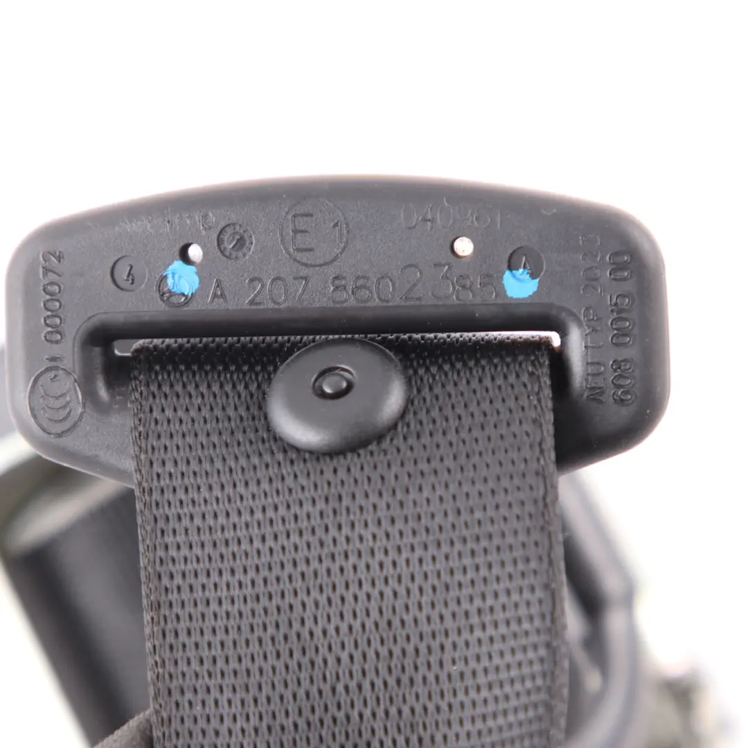  Ceinture de Sécurité Mercedes W207 C207 Arrière Gauche Droite - SKU A2078602385 - Numéro de pièce A2078602385