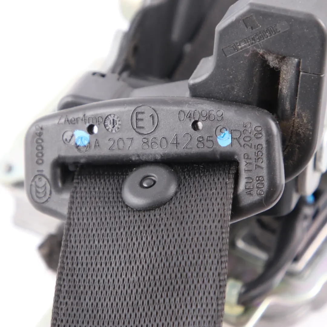 Cintura di sicurezza Mercedes W207 C207 A207 anteriore destra Nero - SKU A2078604285 - Numero di parte A2078604285