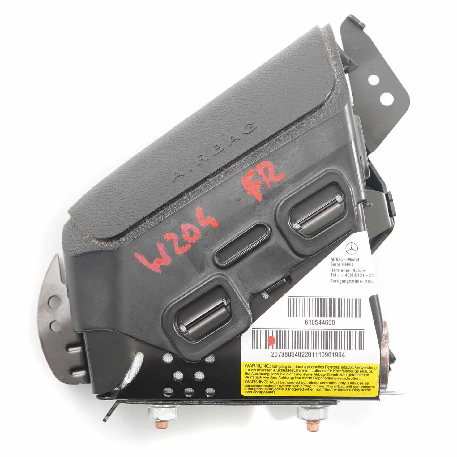 Siège Air Modulo Mercedes W204 W207 gonflable latéral avant droit A2078605402