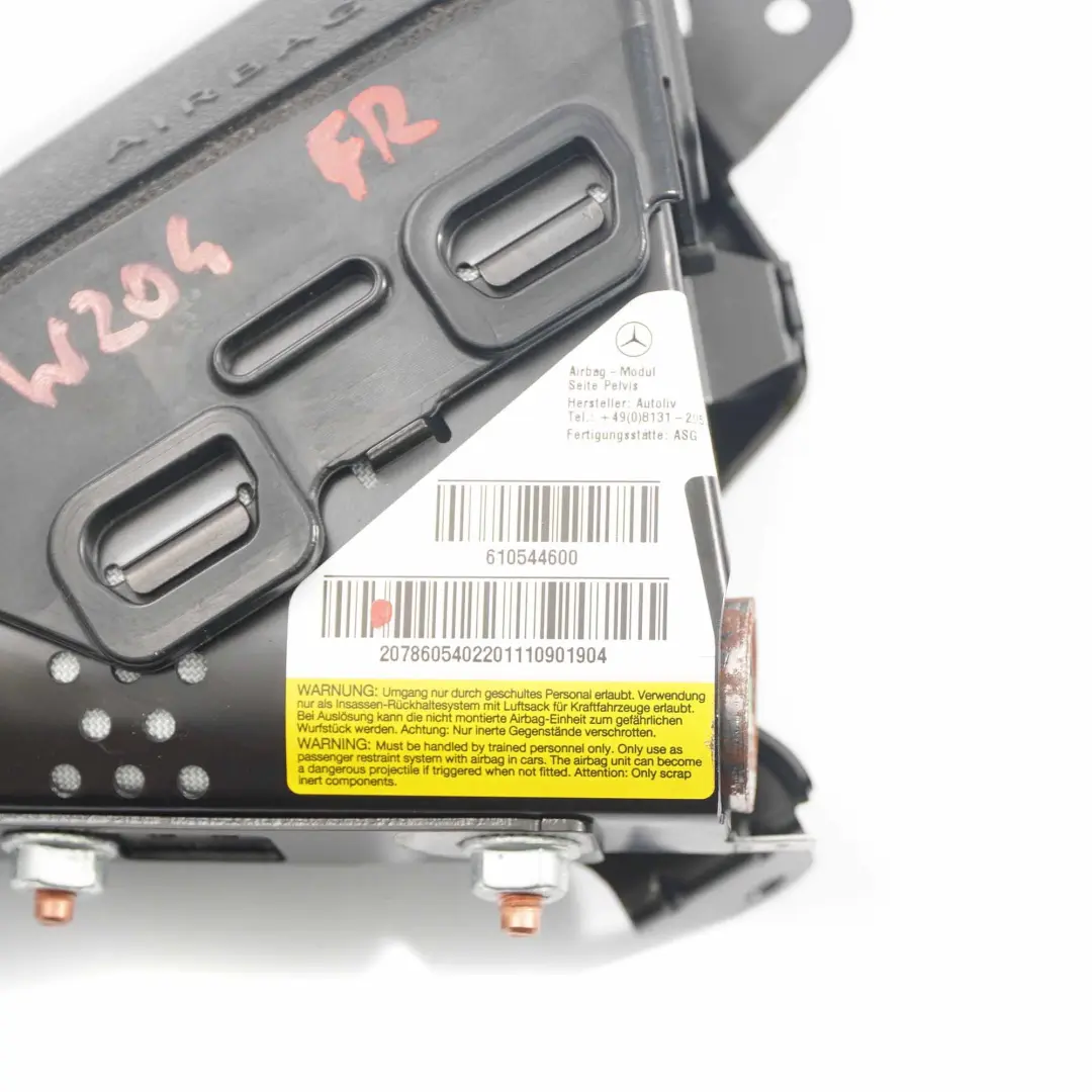  Siège Air Modulo Mercedes W204 W207 gonflable latéral avant droit - SKU A2078605402 - Numéro de pièce A2078605402