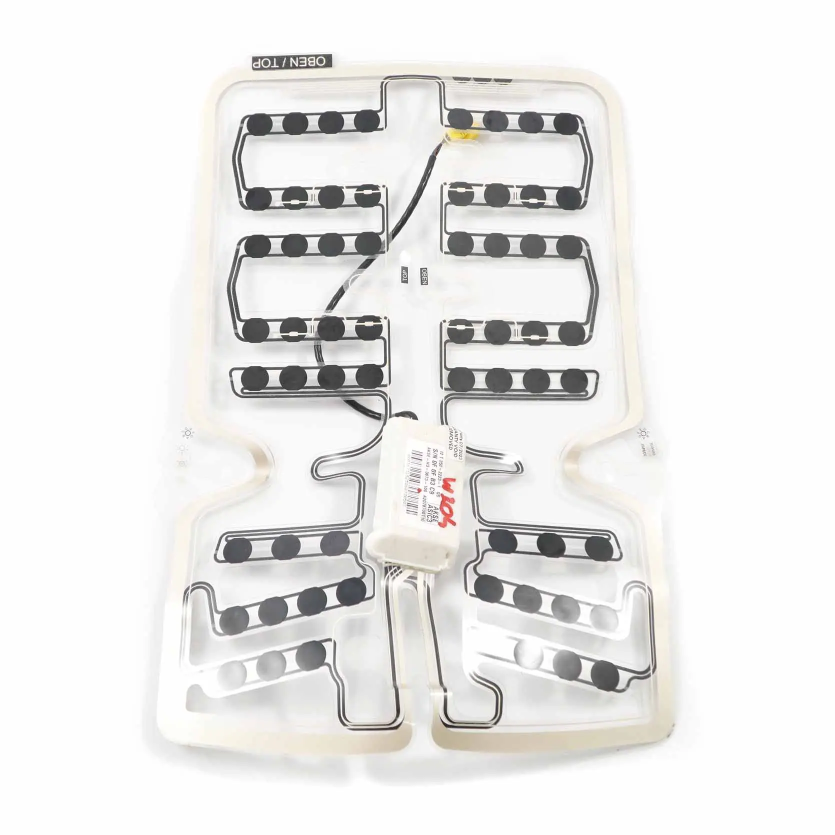 Matelas d'occupation Mercedes W204 A207 Capteur siège passager avant contrôle