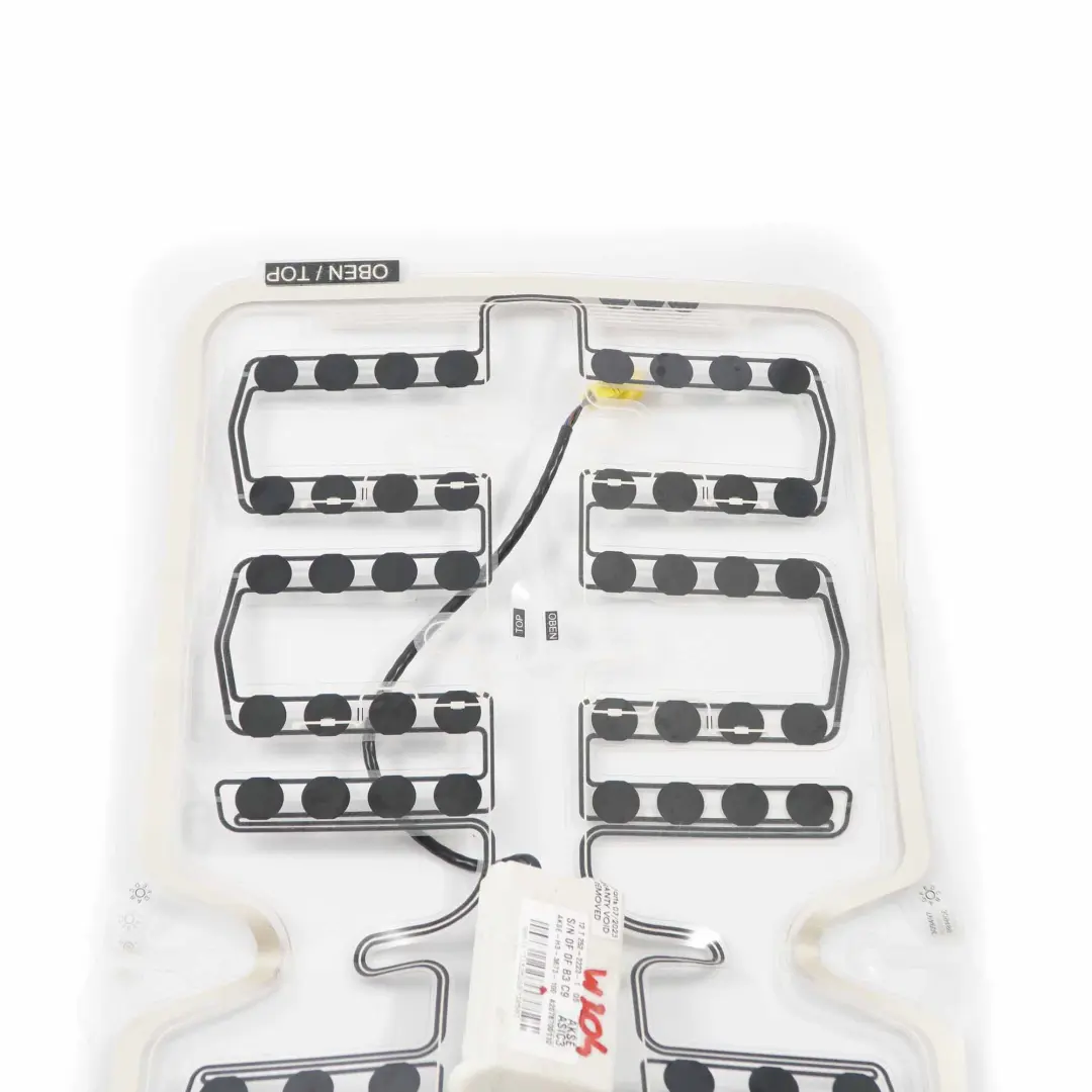 Mercedes W204 Control del sensor del asiento del pasajero delantero A20700110 - SKU A2078700110 - Número de pieza A2078700110