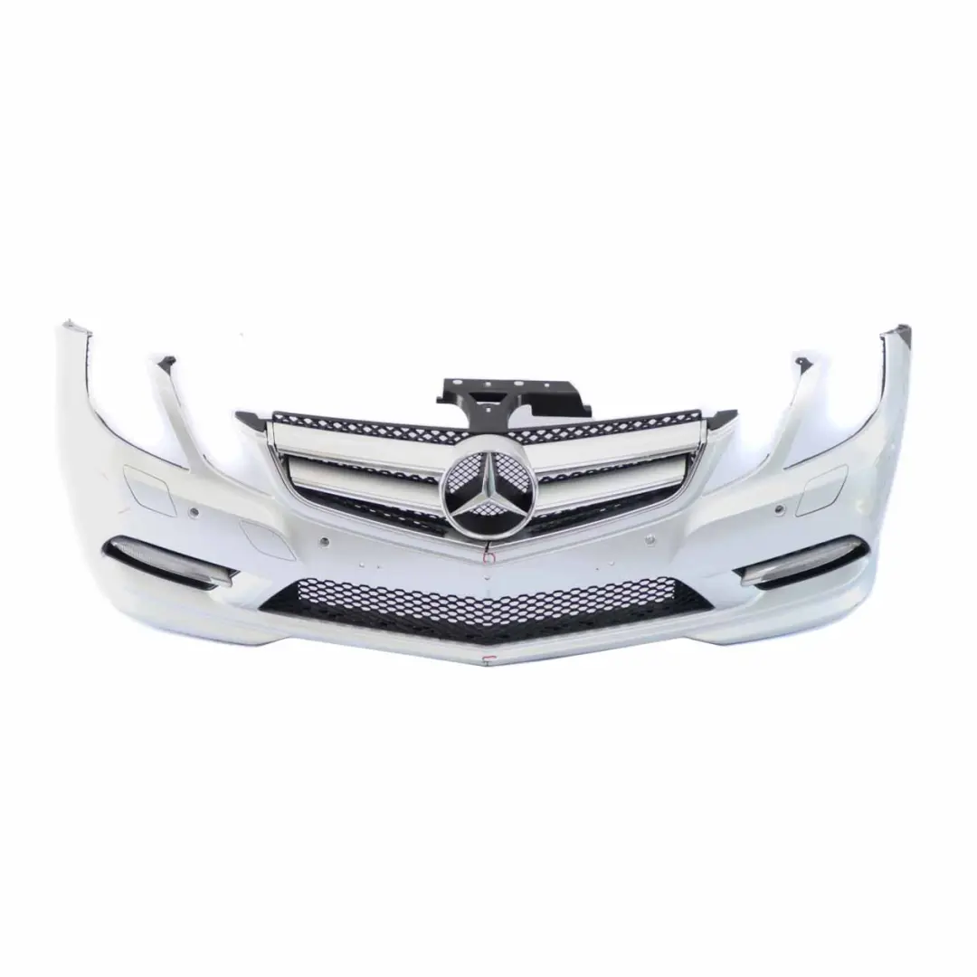 W207 Bumper Front Trim Panel AMG Covering Iridium Silver Metallic - 775 to Mercedes with Part number A2078800447 Mercedes W207 Bumper Front Trim Panel AMG Covering Iridium Silver Metallic - 775 - SKU A2078800447-IRS - Part number A2078800447