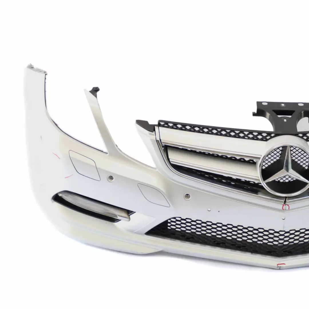 W207 Bumper Front Trim Panel AMG Covering Iridium Silver Metallic - 775 to Mercedes with Part number A2078800447 Mercedes W207 Bumper Front Trim Panel AMG Covering Iridium Silver Metallic - 775 - SKU A2078800447-IRS - Part number A2078800447