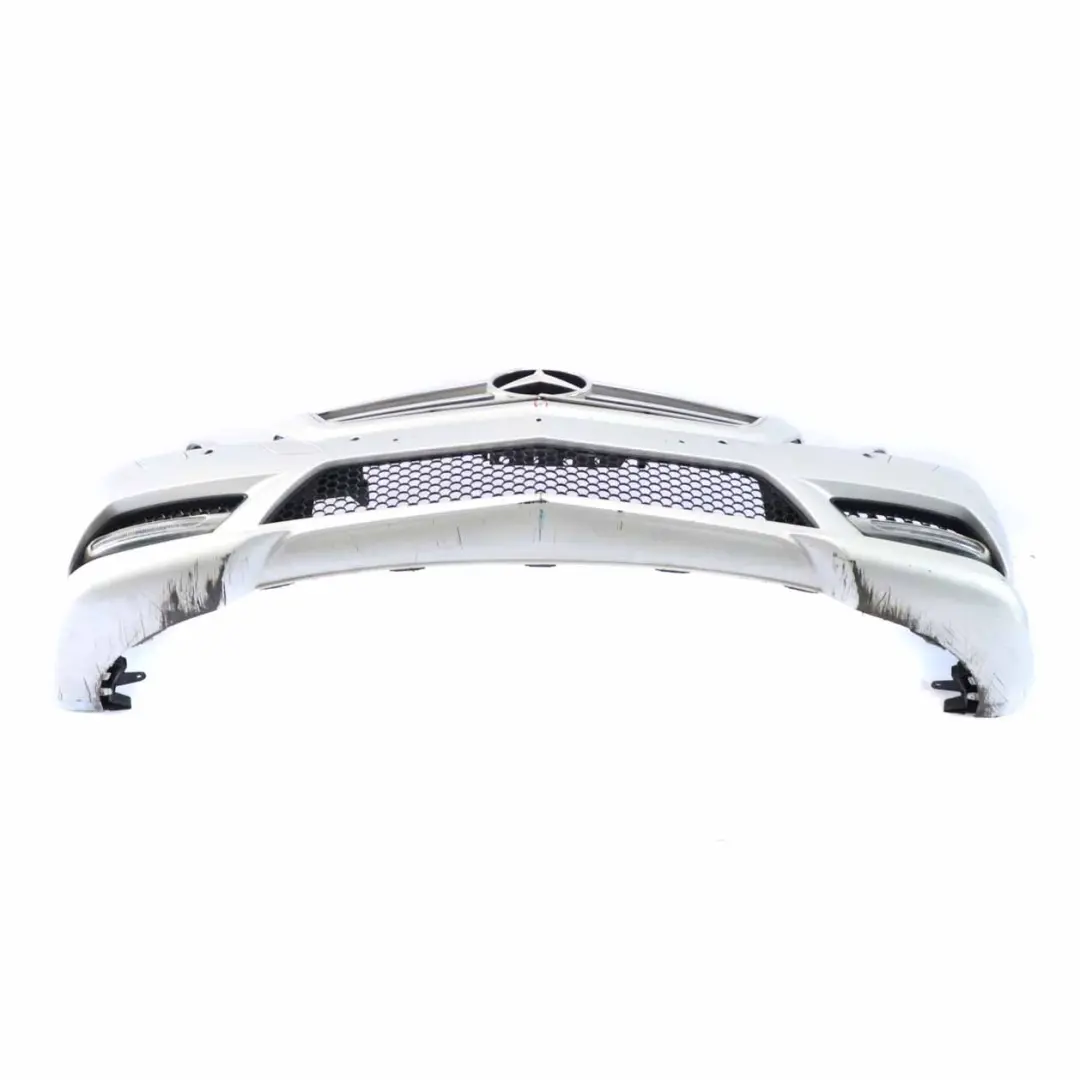 W207 Bumper Front Trim Panel AMG Covering Iridium Silver Metallic - 775 to Mercedes with Part number A2078800447 Mercedes W207 Bumper Front Trim Panel AMG Covering Iridium Silver Metallic - 775 - SKU A2078800447-IRS - Part number A2078800447