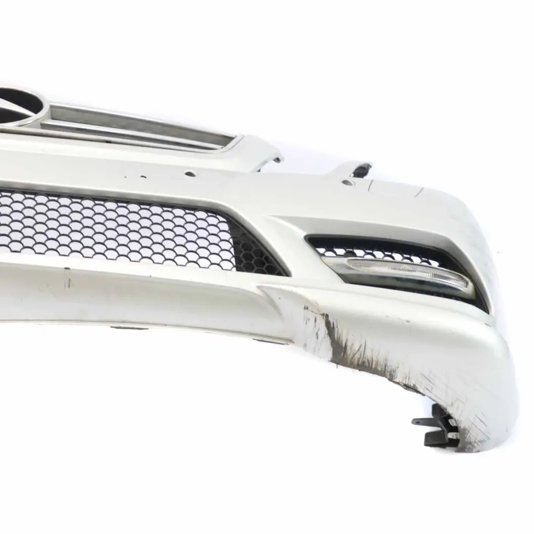 W207 Bumper Front Trim Panel AMG Covering Iridium Silver Metallic - 775 to Mercedes with Part number A2078800447 Mercedes W207 Bumper Front Trim Panel AMG Covering Iridium Silver Metallic - 775 - SKU A2078800447-IRS - Part number A2078800447
