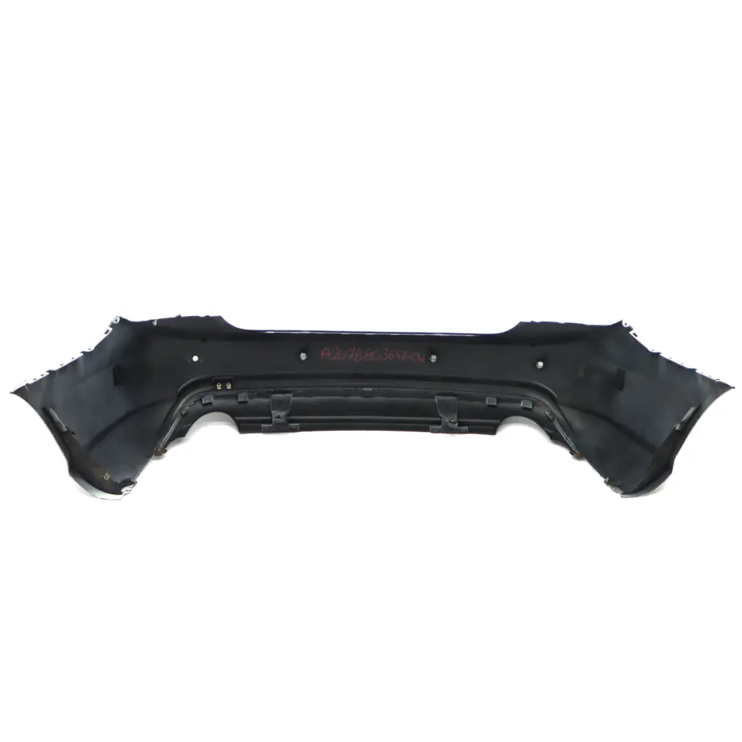 Mercedes W207 Rear Bumper Trim Panel Covering Sport Calcite White - 650 - SKU A2078803647-CW - Part number A2078803647