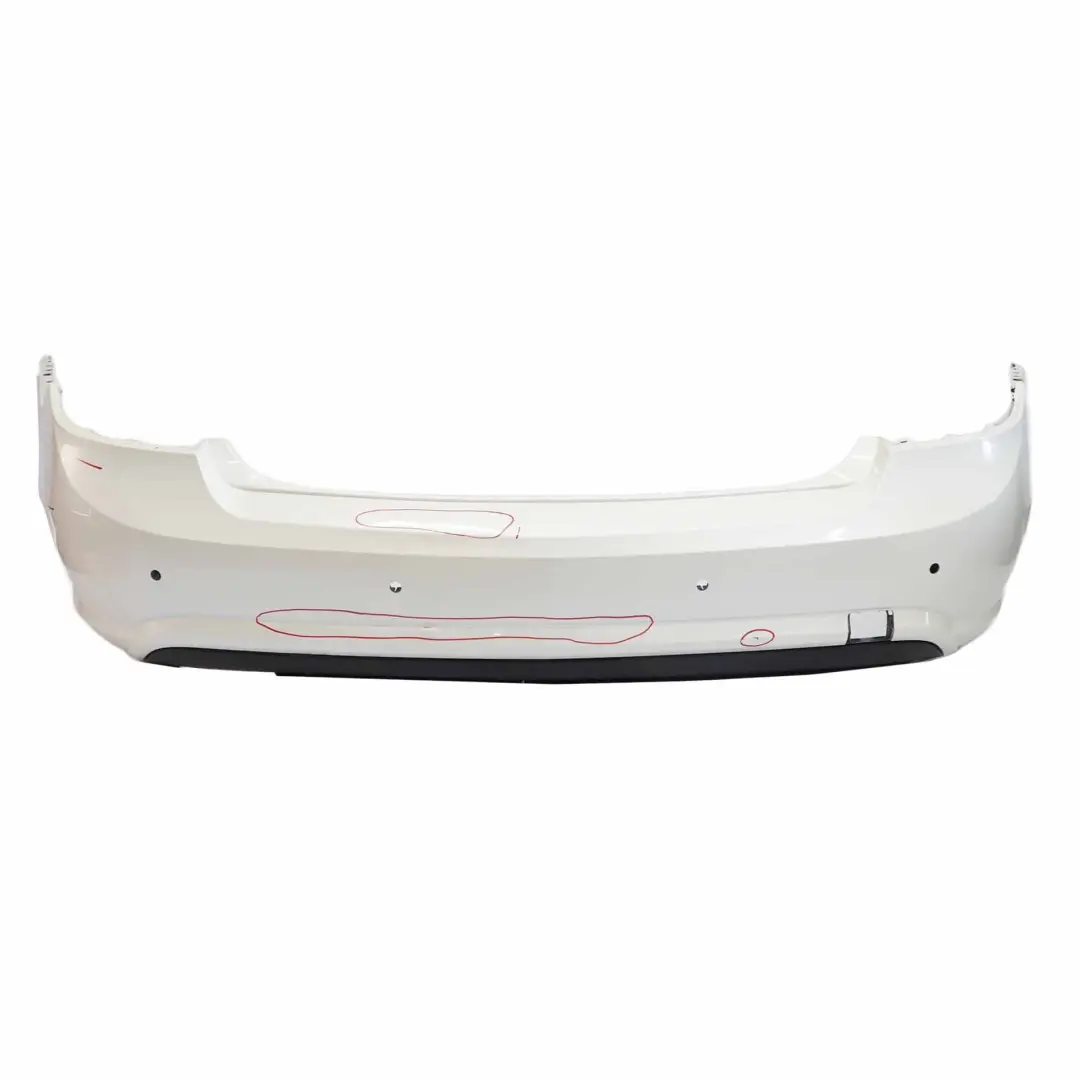 Mercedes W207 Rear Bumper Trim Panel Covering Sport Diamond White - 799 - SKU A2078803647-DWM - Part number A2078803647