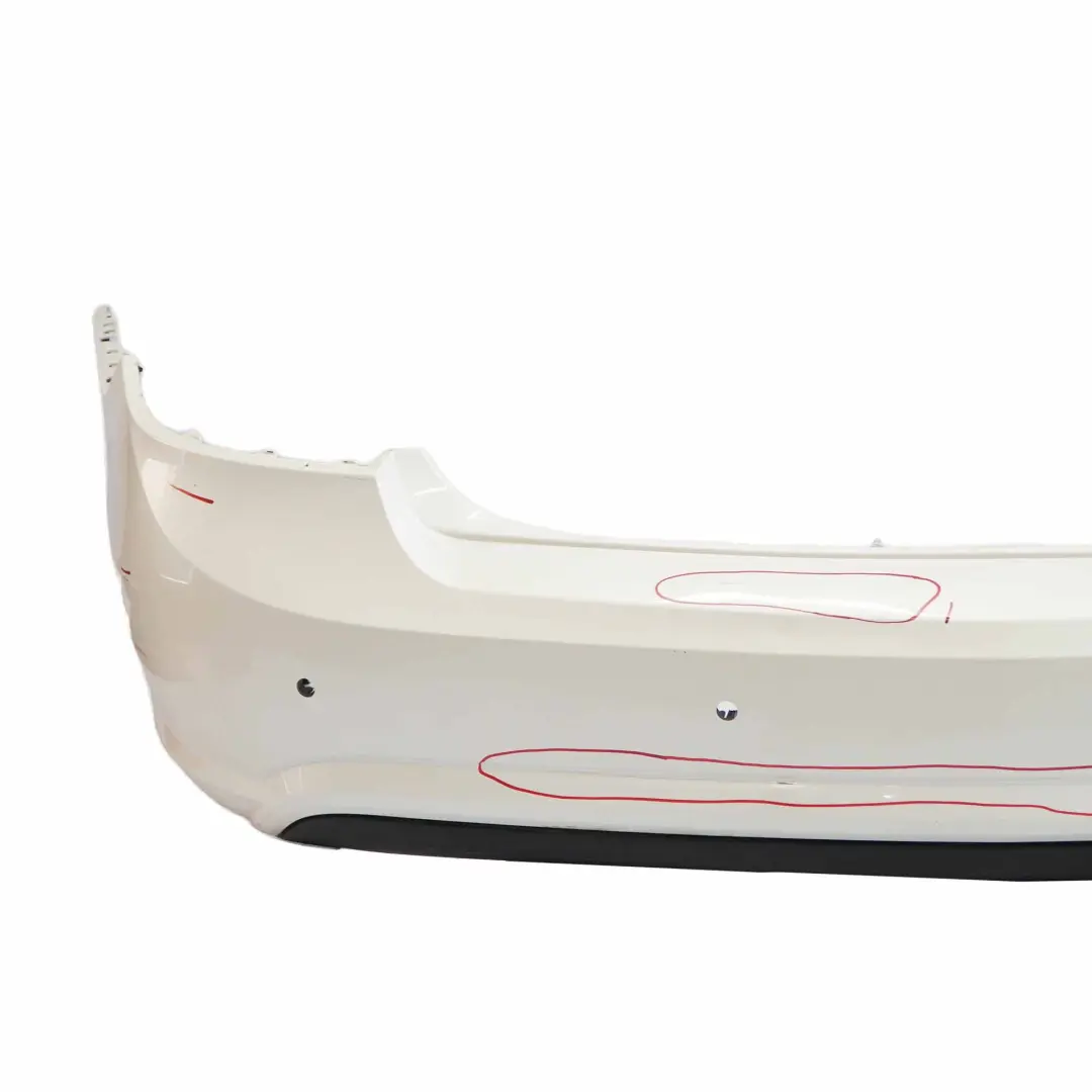 Mercedes W207 Rear Bumper Trim Panel Covering Sport Diamond White - 799 - SKU A2078803647-DWM - Part number A2078803647
